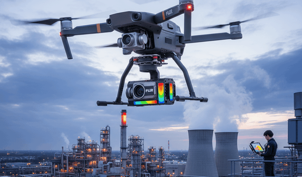 Thermal Drones for Industrial Inspections
