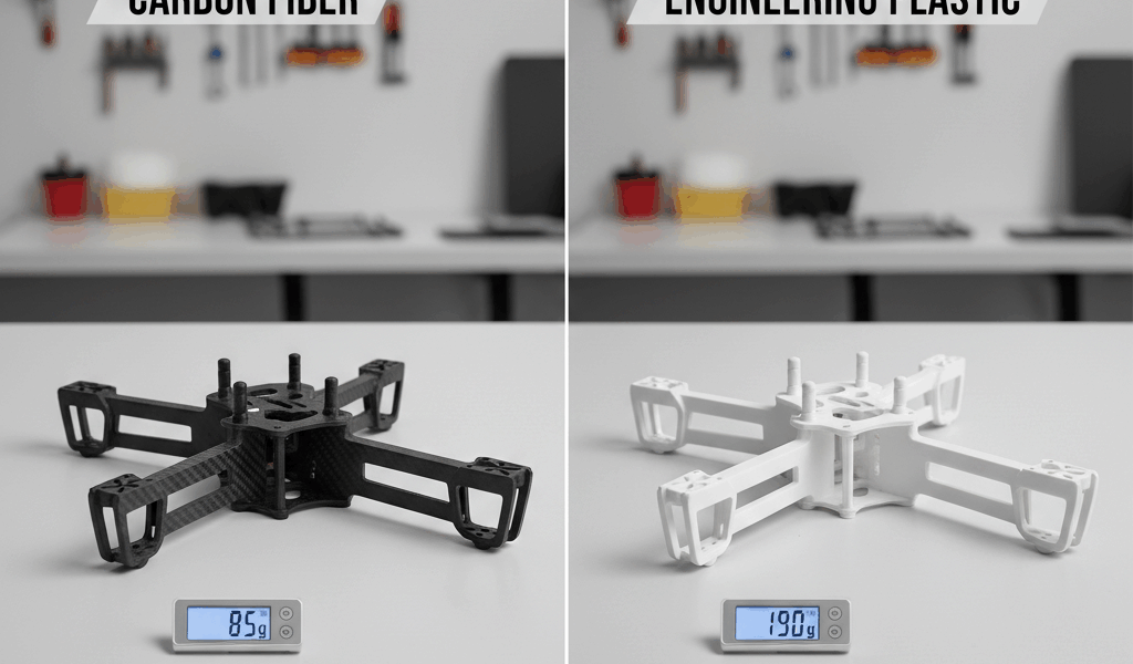 Carbon Fiber vs Plastic Drone Frames Compared
