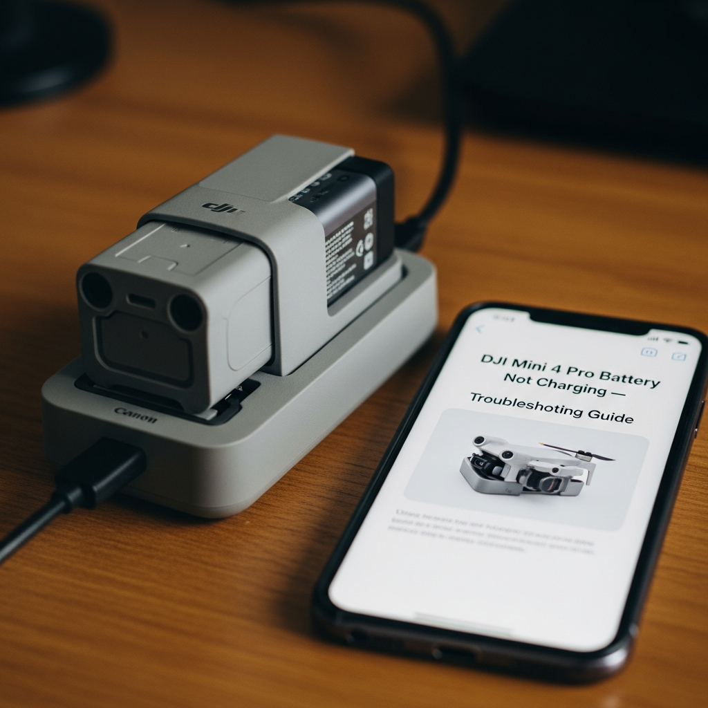 DJI Mini 4 Pro Battery Not Charging — Troubleshooting Guide